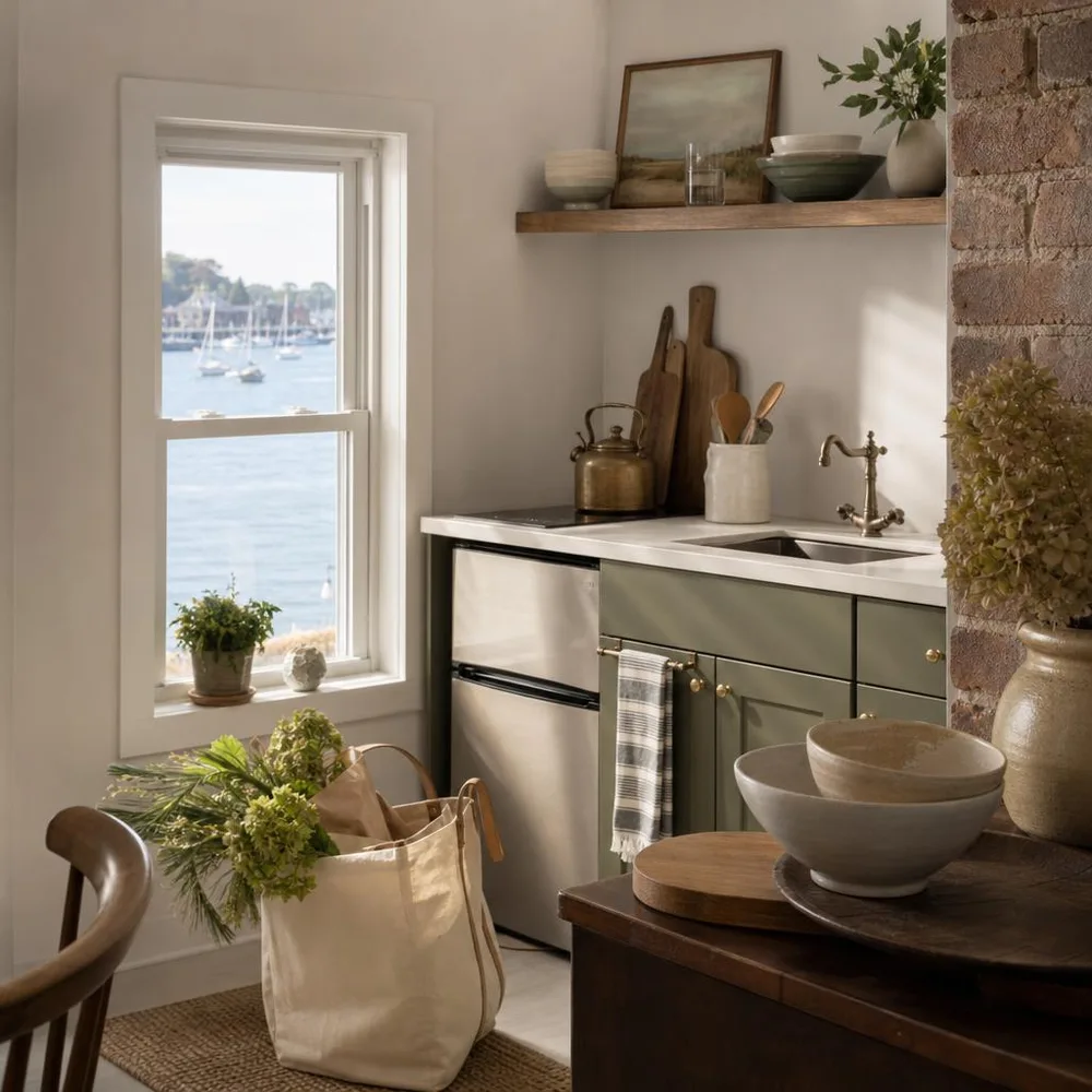 Portland Maine compact kitchenette